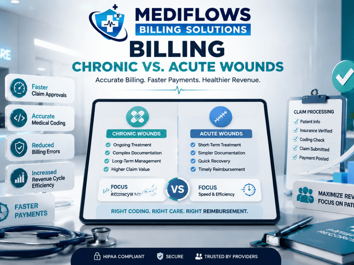 Billing Chronic vs. Acute Wounds