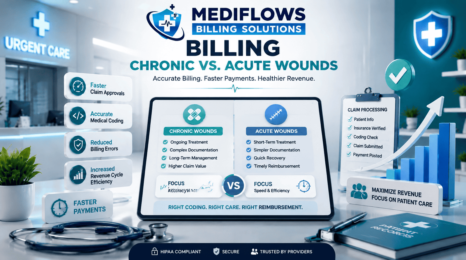 Billing Chronic vs. Acute Wounds