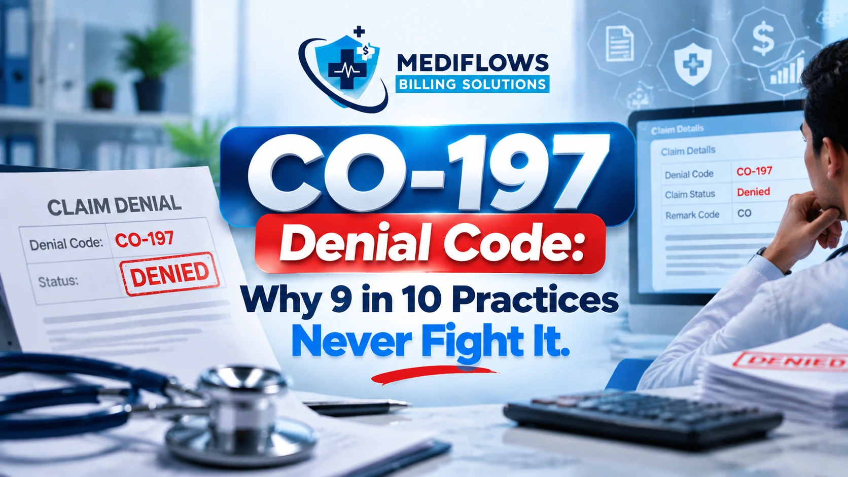 CO-197 Denial Code: Why 9 in 10 Practices Never Fight It.